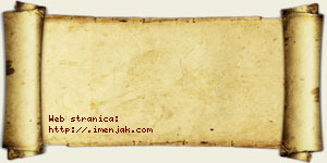 Anđelija Perunović vizit kartica